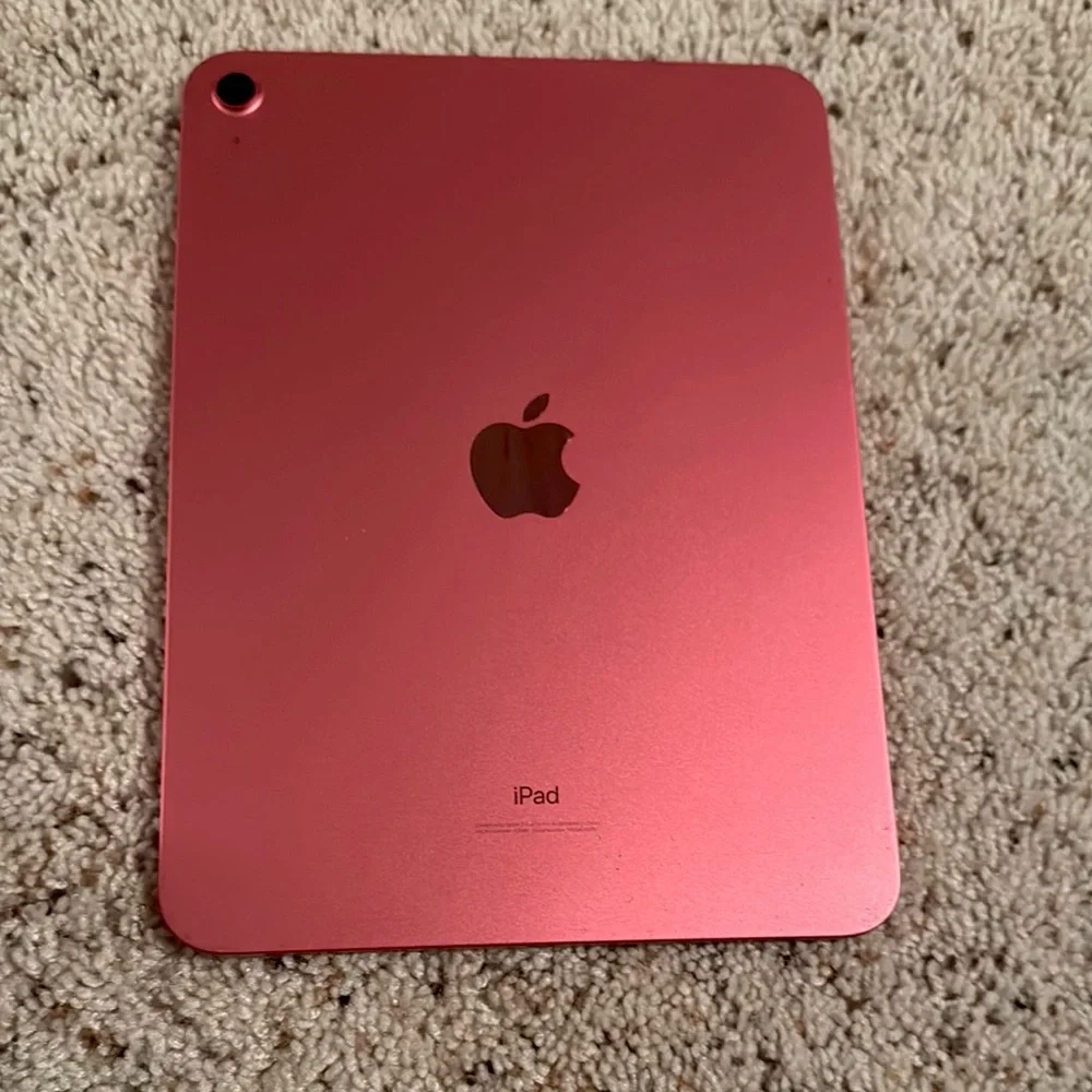 Apple Pink Tablet Sleek Design Minimalist Aesthetic